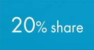 20% share